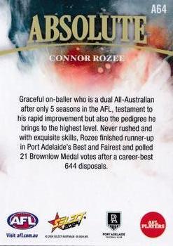 2024 Select AFL Footy Stars - Absolute #A64 Connor Rozee Back